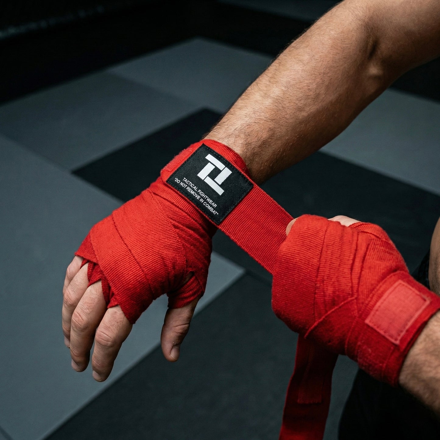 Taktische Handbandagen 4,5 m Rot