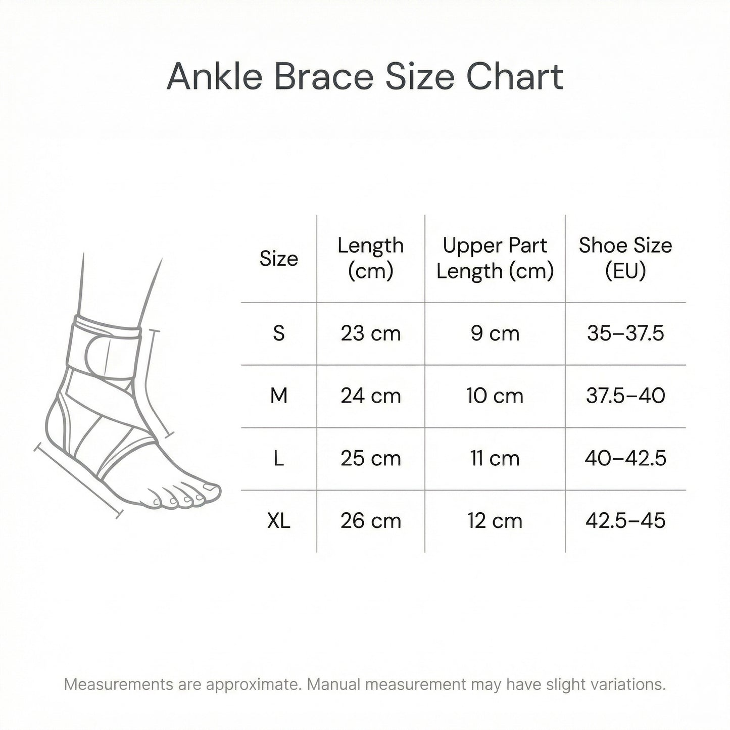 Tactical Enkel Brace