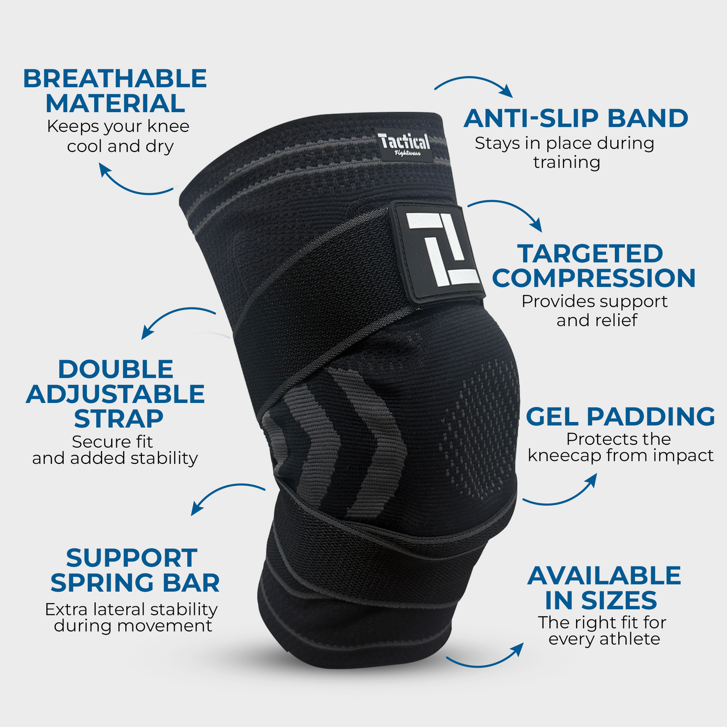 MMA knee support BJJ knee pad kickboxing knee brace