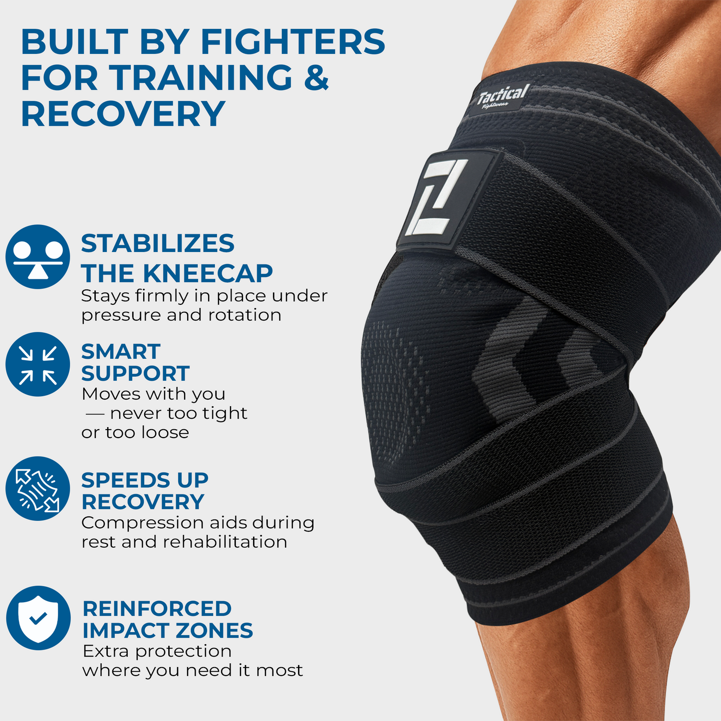 MMA knee support BJJ knee pad kickboxing knee brace