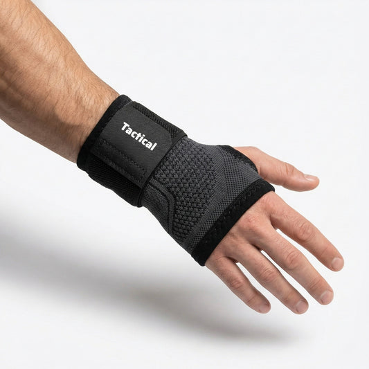 Tactical Fightwear polsbrace met verstelbare wikkelstrap