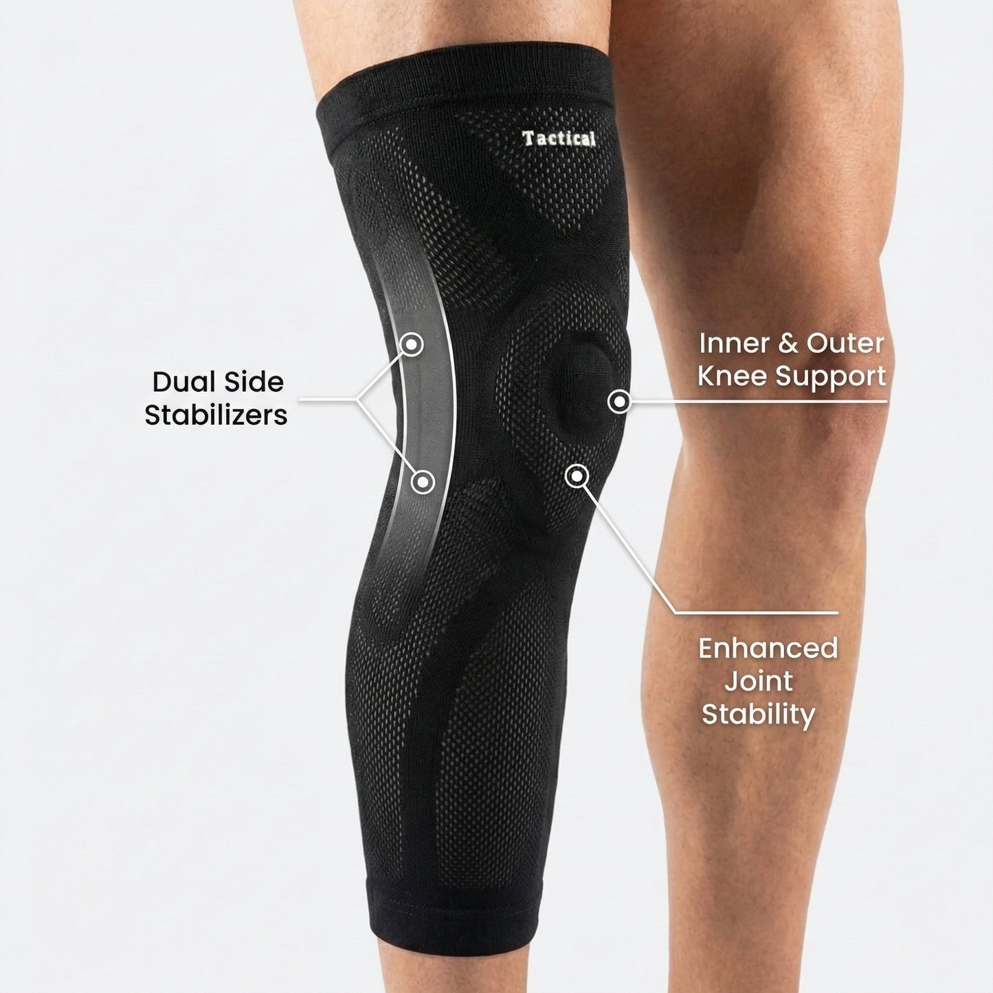 Tactical Knee Brace Long